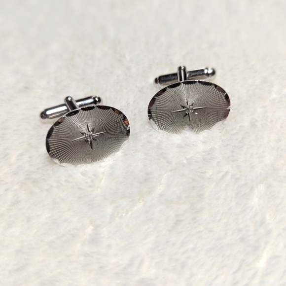 Vintqge Amson Sterling Silver Cufflinks - Picture 7 of 7